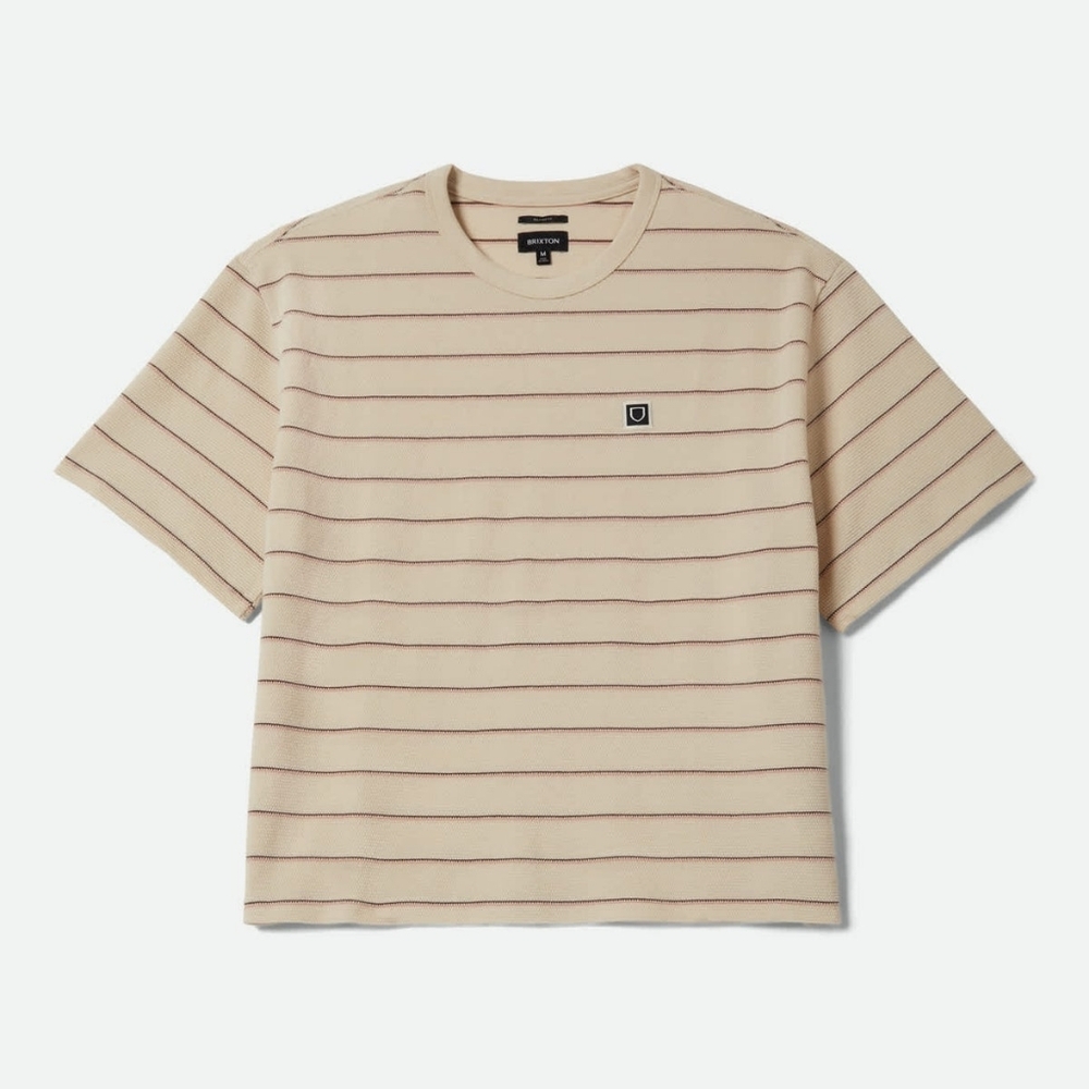 Brixton Shield Pique Boxy Knit T-Shirt